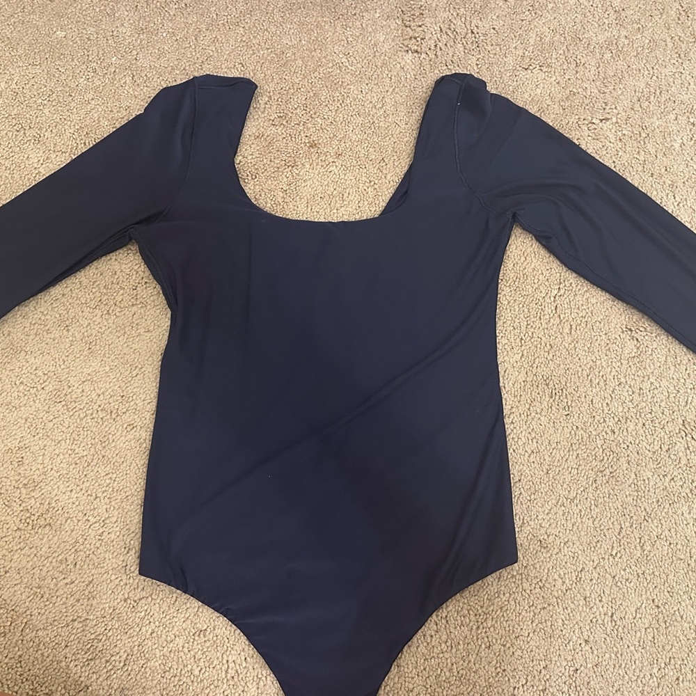Aerie Deep Blue Bodysuit